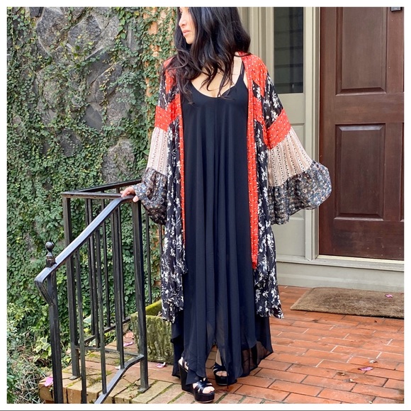 ✨LAST ONE✨Boho chic flowy long print Duster/kimono - Picture 2 of 8
